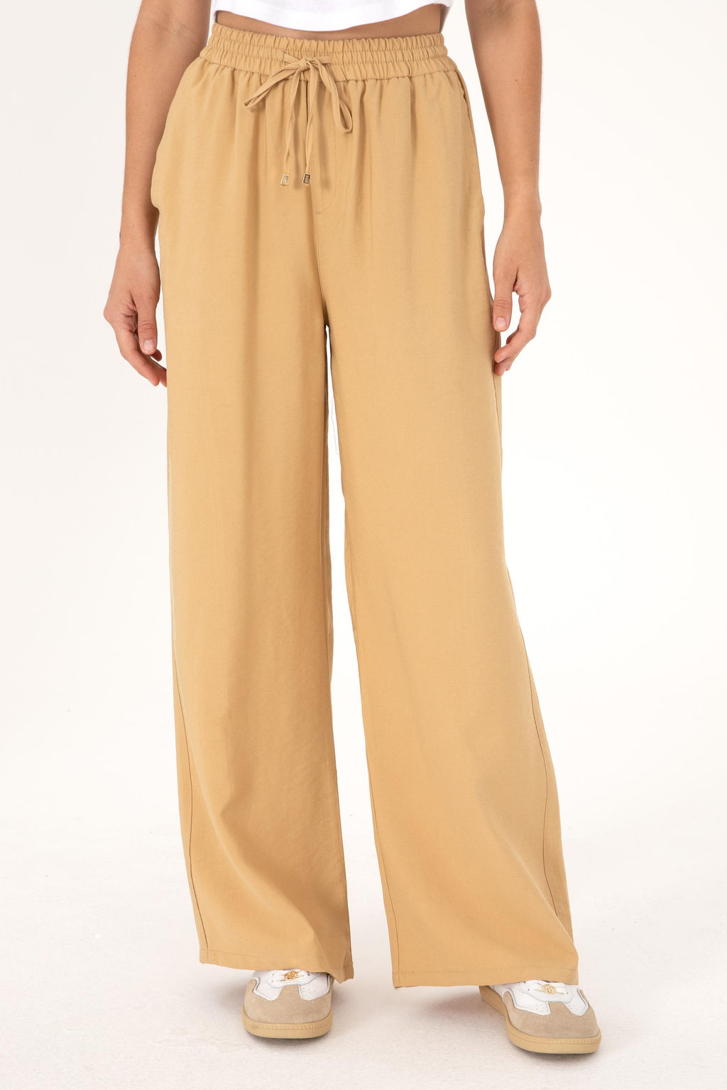 Kad_n Camel Kanvas Pantolon Sepette S_rpriz _ndirim - U.s. polo assn фото 2