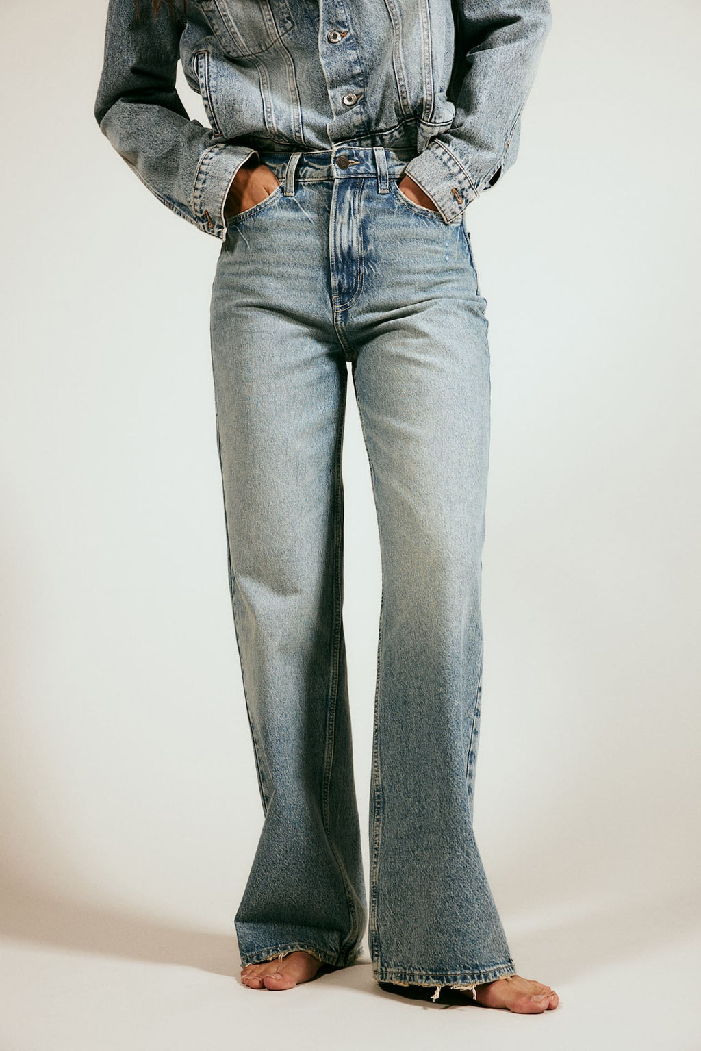 Wide Ultra High Jeans - H&m фото 2