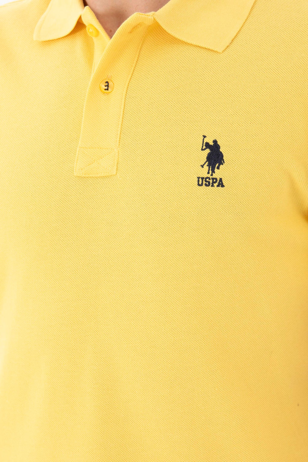 Мужская желтая базовая футболка Неожиданная скидка в корзине - U.s. polo assn фото 7