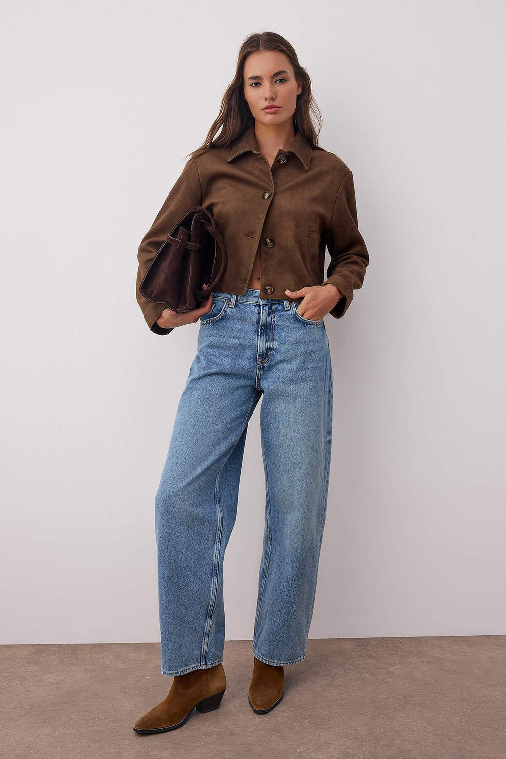 Mavi Yuksek Bel Loose Baggy Jeans TWOAW26JE00188