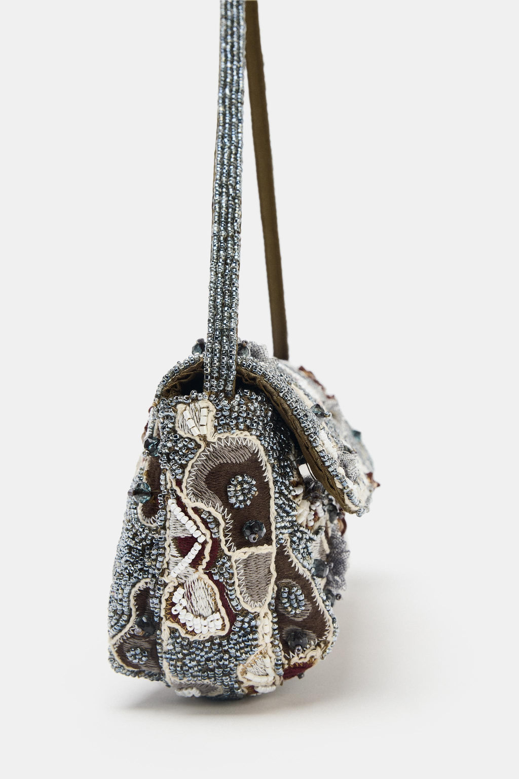 BEADED SHOULDER BAG