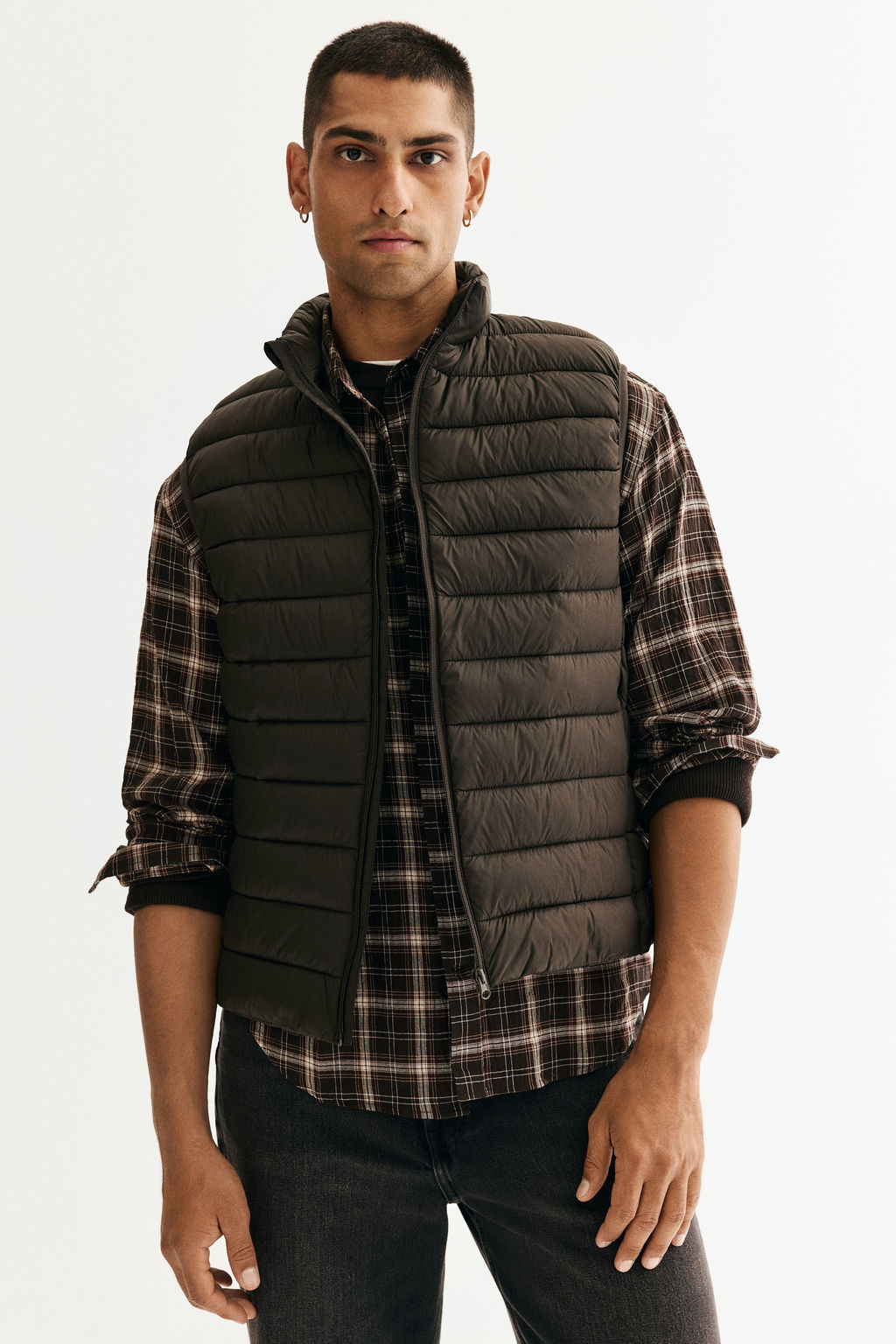 Chaleco acolchado repelente al agua Slim Fit - H&m фото 3