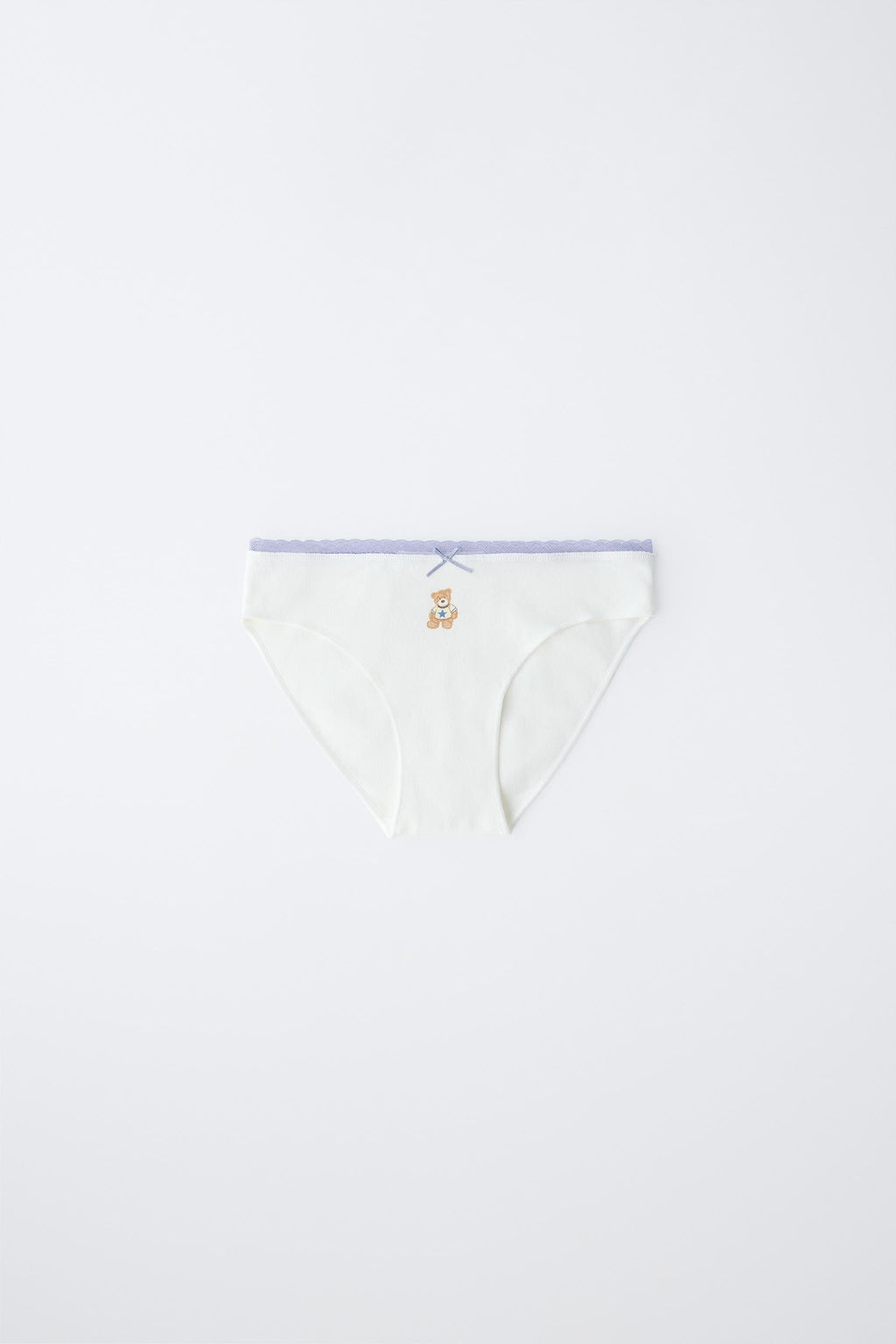 6-14 A?OS/ PACK SEIS BRAGUITAS OSOS / Azul / Blanco - Zara фото 3