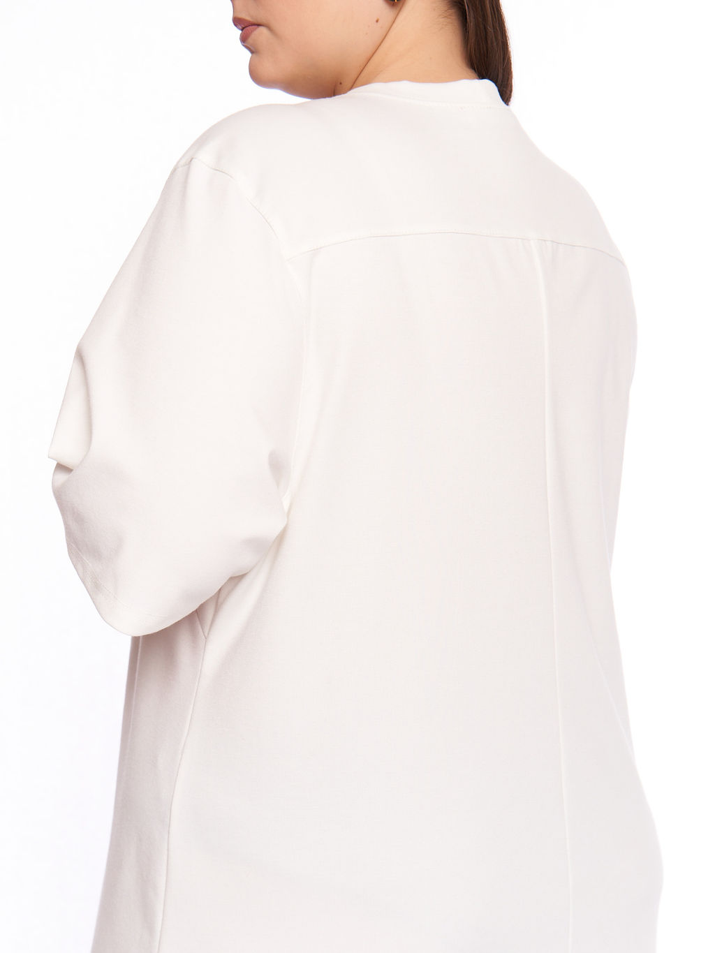 Платье из плотного трикотажа PP51506WHT04