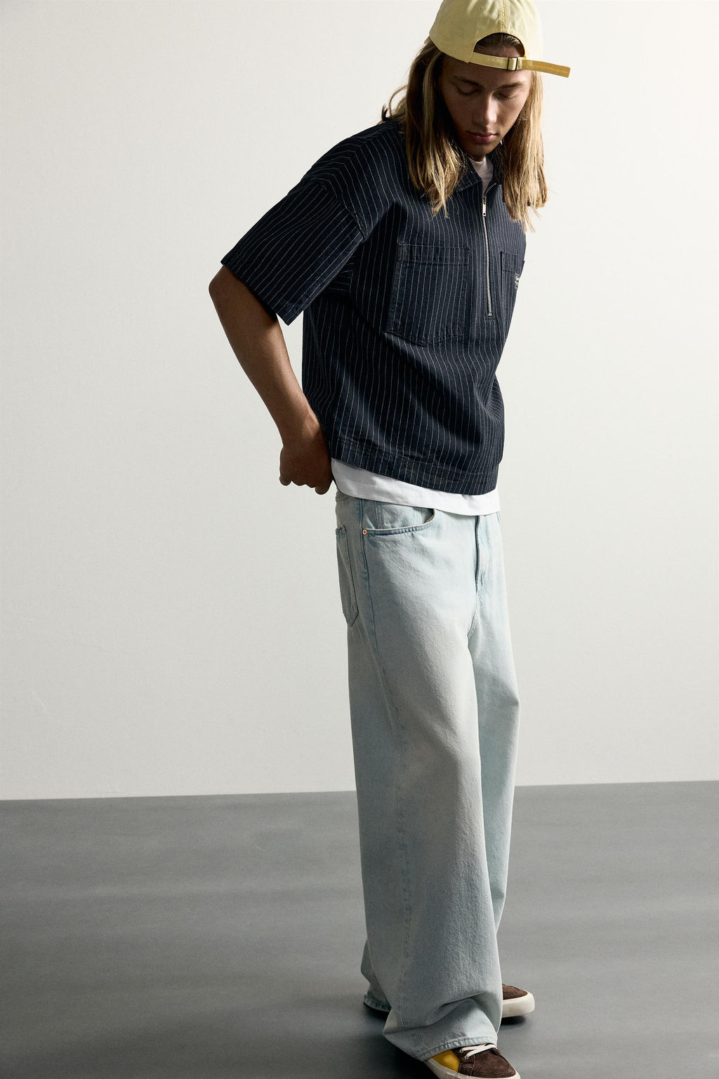 CAMISA DENIM BOXY FIT RAYA DIPLOM?TICA / Azul - Zara фото 5