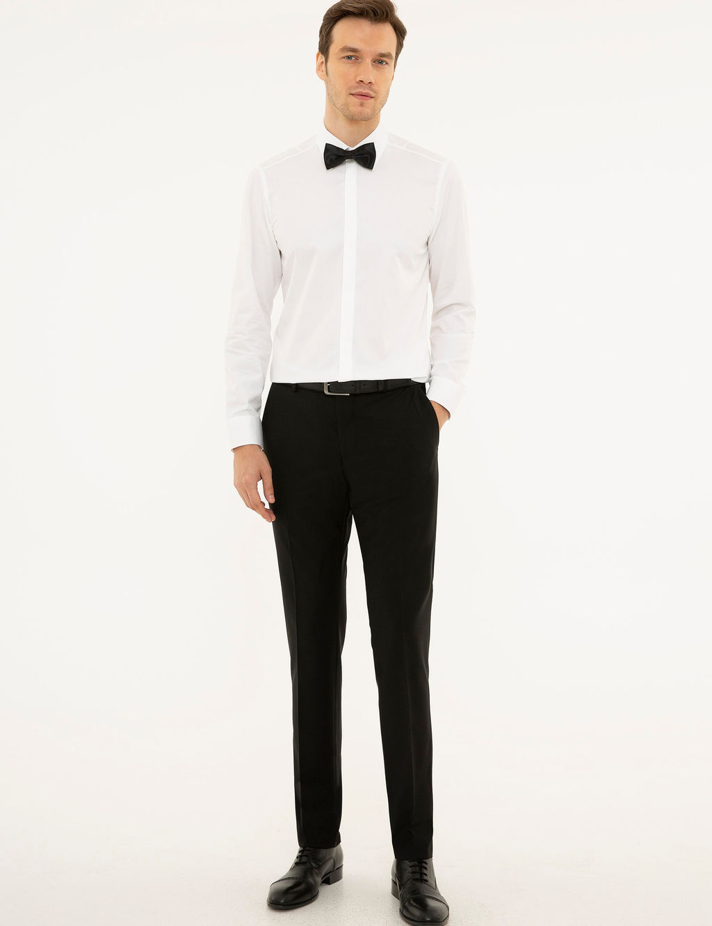 Beyaz Slim Fit Smokin G_mlek