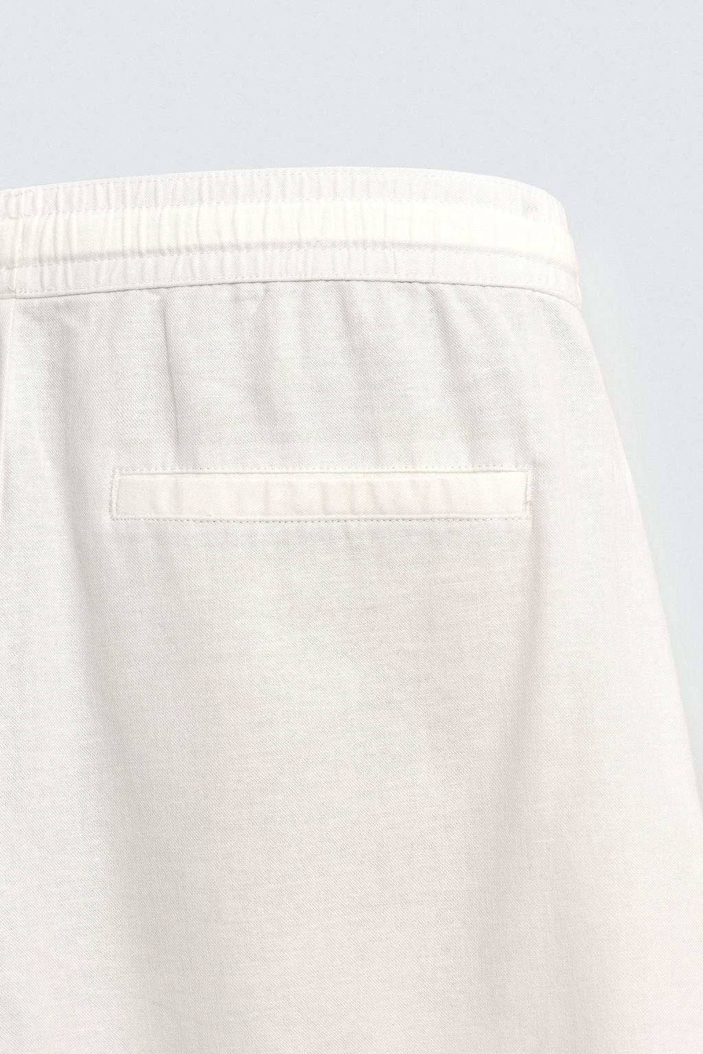 PANTAL?N RELAXED FIT ALGOD?N - LINO / Blanco roto - Zara фото 9