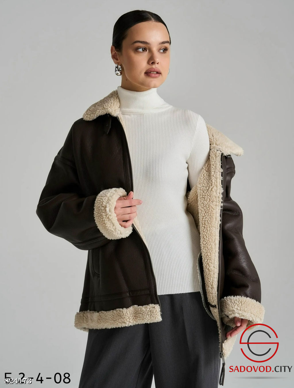 Водолазка женская однотонная