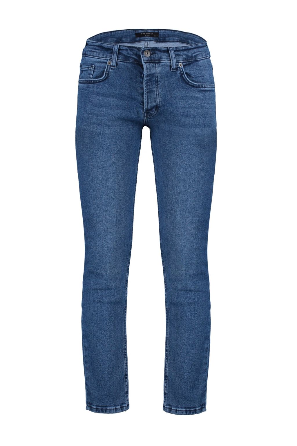 TRENDYOL MAN Siyah Skinny Fit Esnek Kumas Dar Kesim Jeans TMNAW23JE00047 - Trendyolmilla фото 18