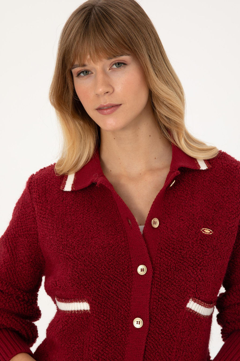 Kad_n Koyu Frambuaz Triko H_rka - U.s. polo assn фото 2