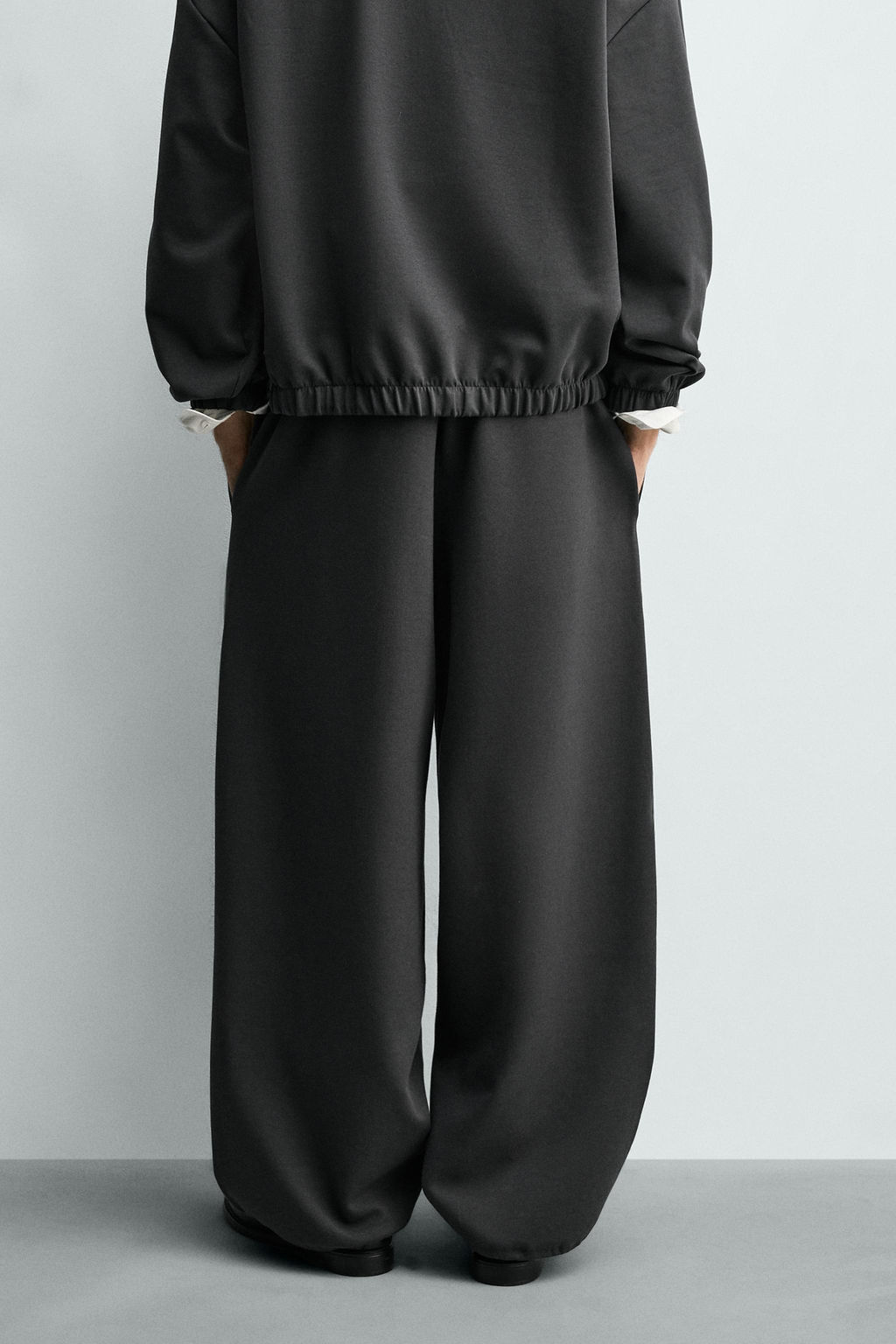 PANTAL?N BAGGY FIT JOGGER / Gris antracita - Zara фото 3