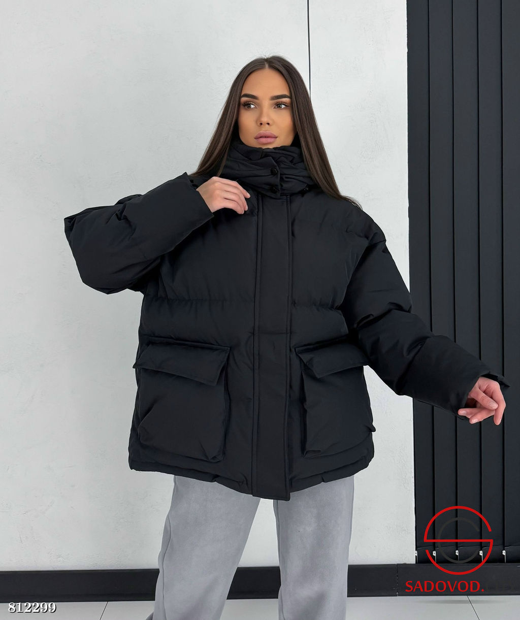Куртка женская для зимы с капюшоном - Bruno фото 5