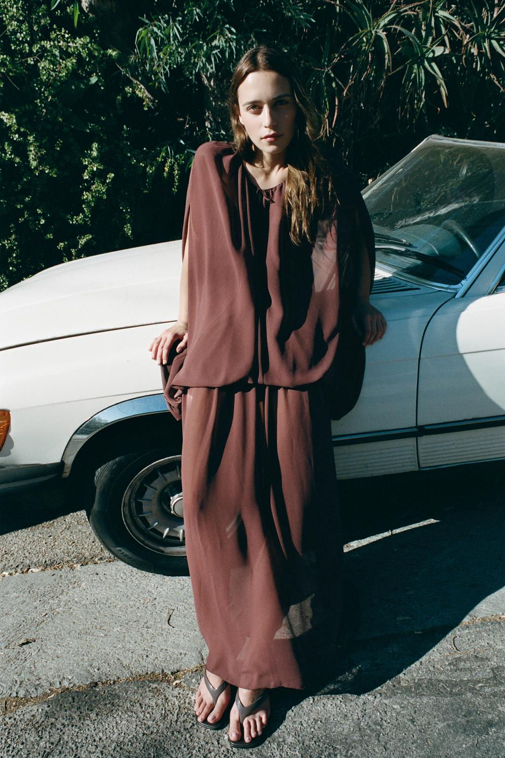 FLOWING MAXI DRESS - Zara фото 2