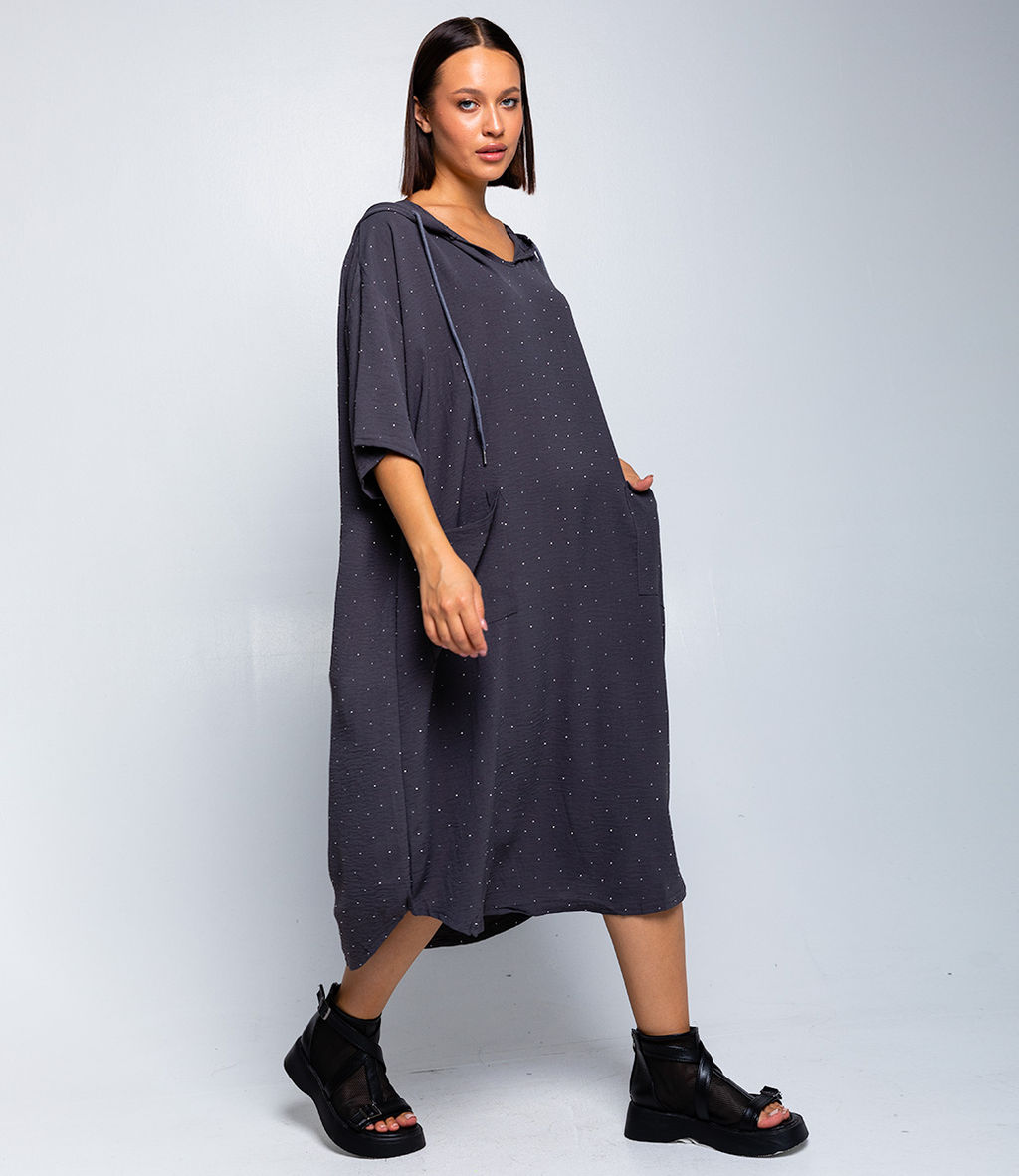 Платье #КТ2932 (1), графит - Dommod фото 2