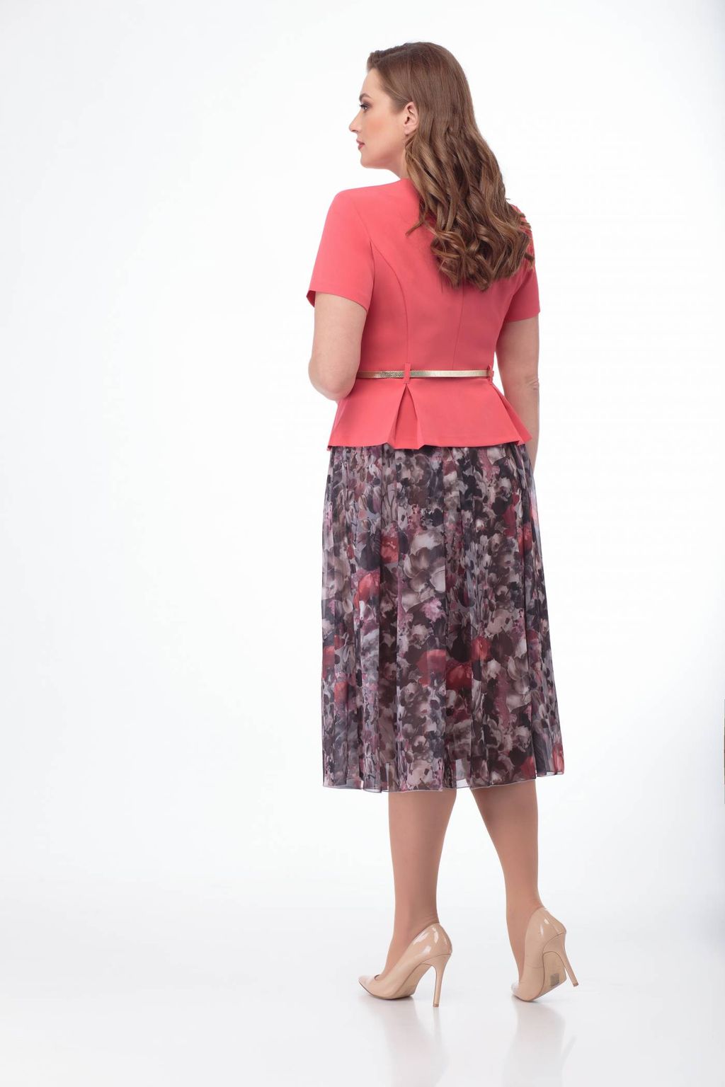 Костюм ANELLI 690 красный жакет/маки  фото 7