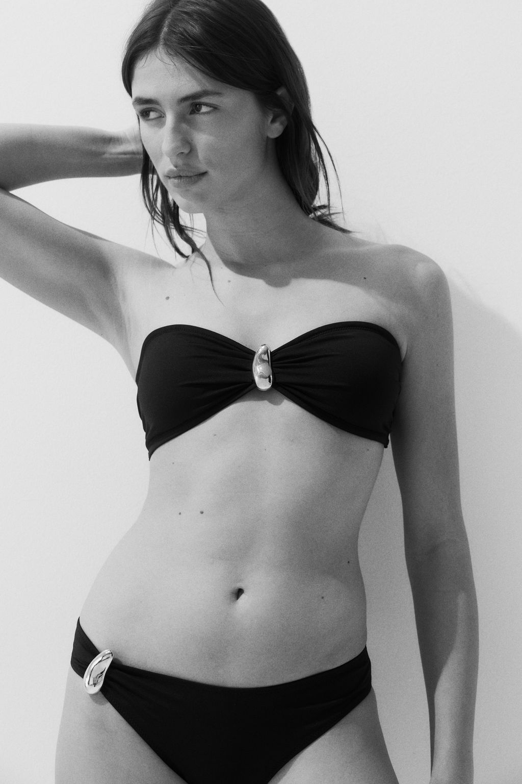 Padded bandeau bikini top - H&m фото 3