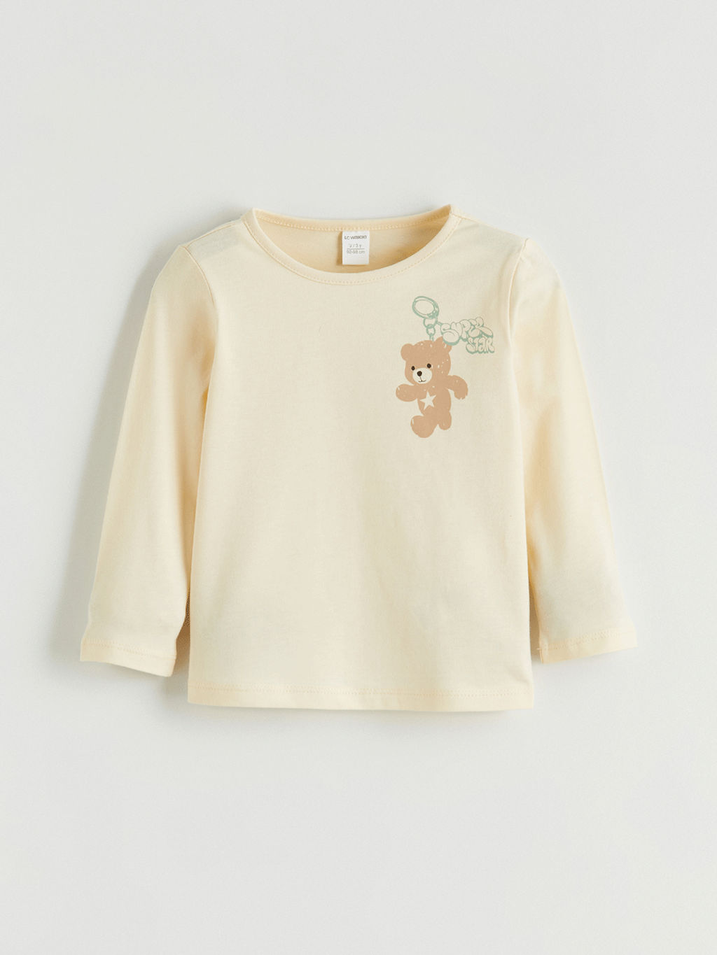 Ay?c?k Bask?l? K?z ?ocuk Uzun Kollu Ti??rt