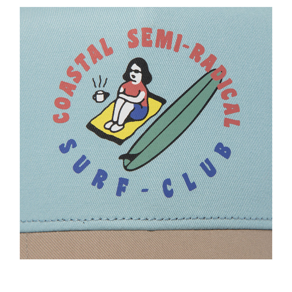 Бейсболка COASTAL арт. HFT Semi Radical (голубой / бежевый)  фото 3