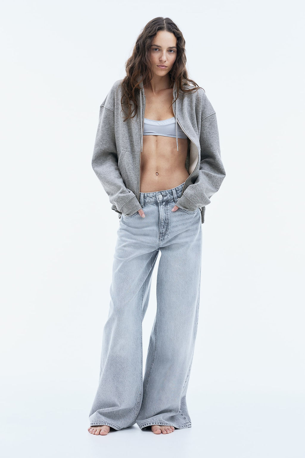 Chaqueta sudadera con capucha y cremallera - H&m фото 2