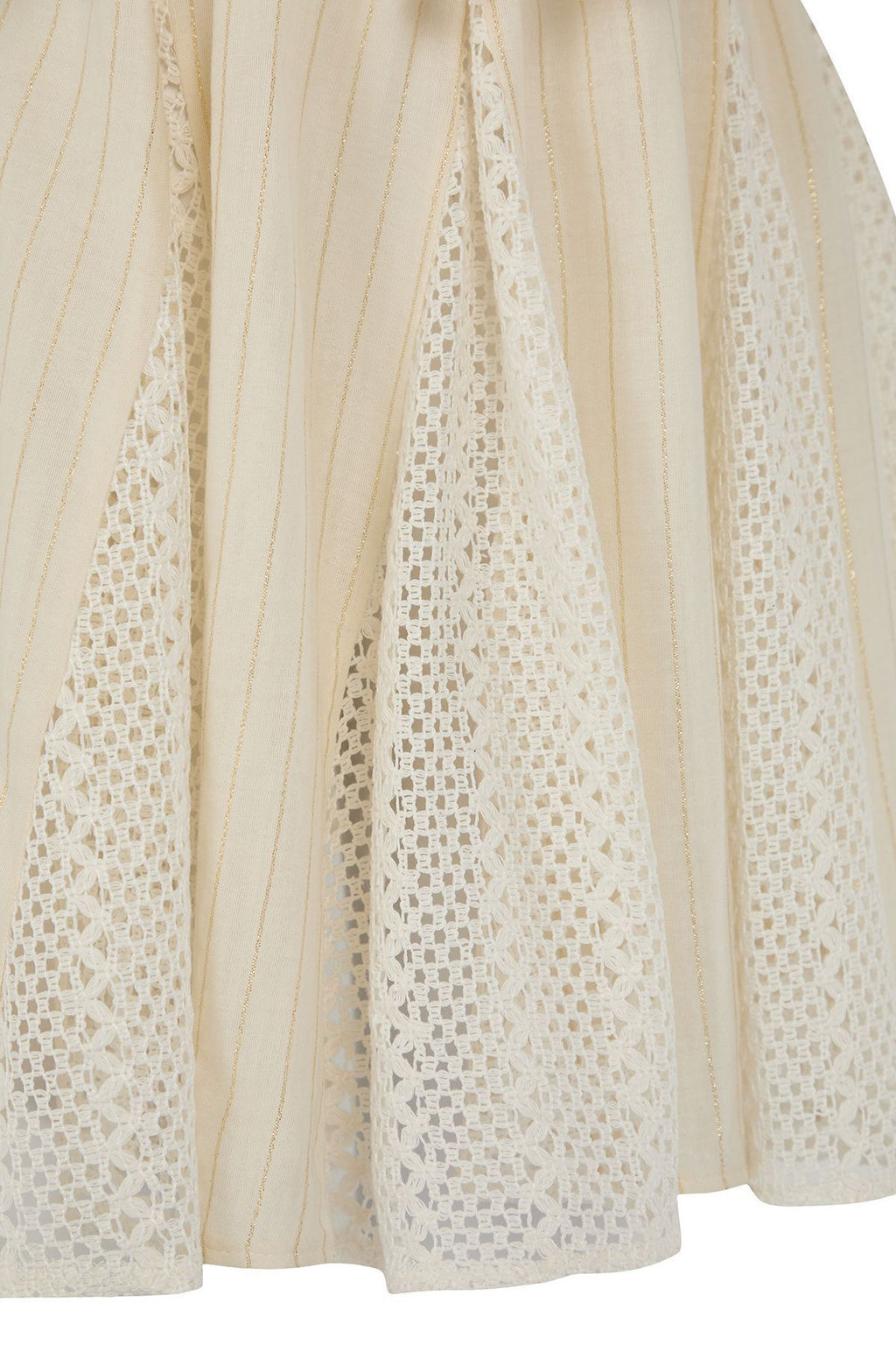 TRENDYOLMILLA Bej Simli Muslin Dokuma Mini Plaj Elbise TBESS25EL00128 фото 14