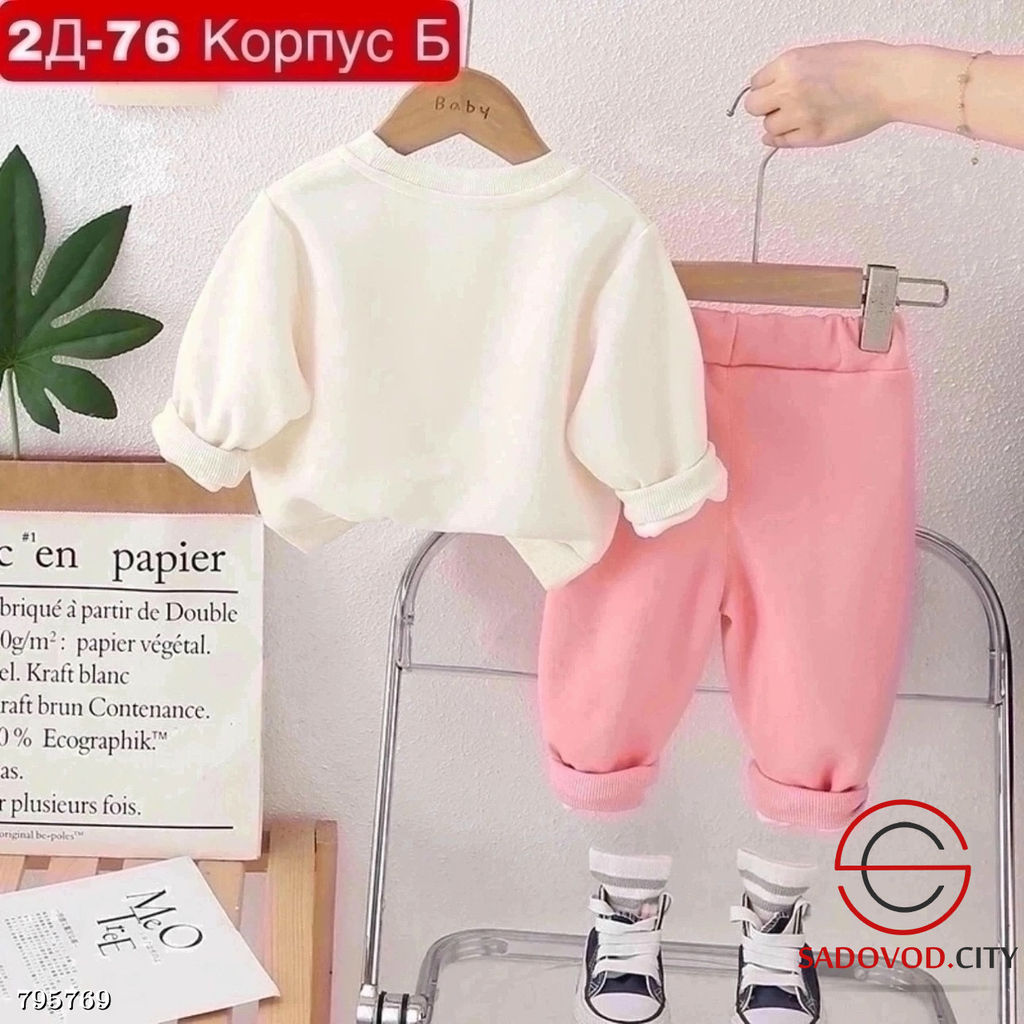 костюм для девочки с рисунком зайчика - Bruno фото 3