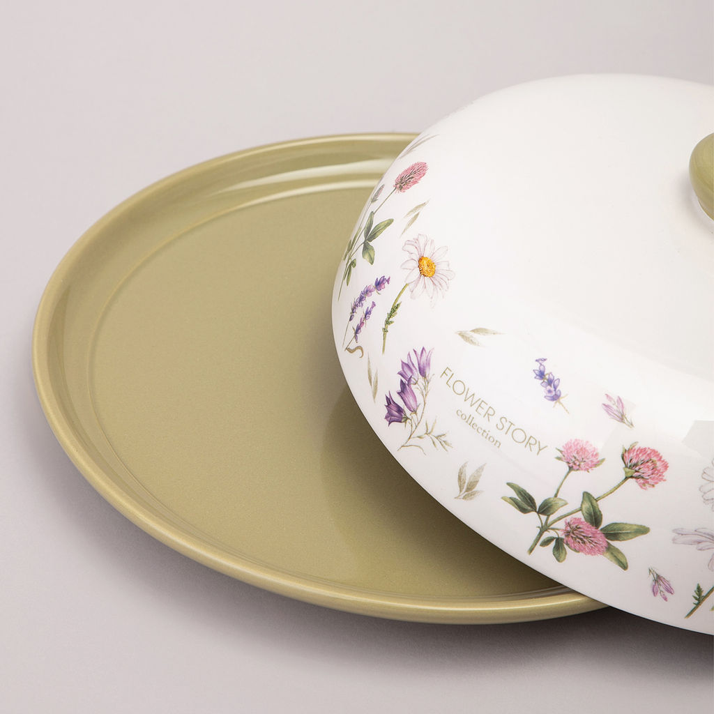 БЛЮДО ДЛЯ БЛИНОВ AGNESS FLOWER STORY 23*10 СМ фото 4