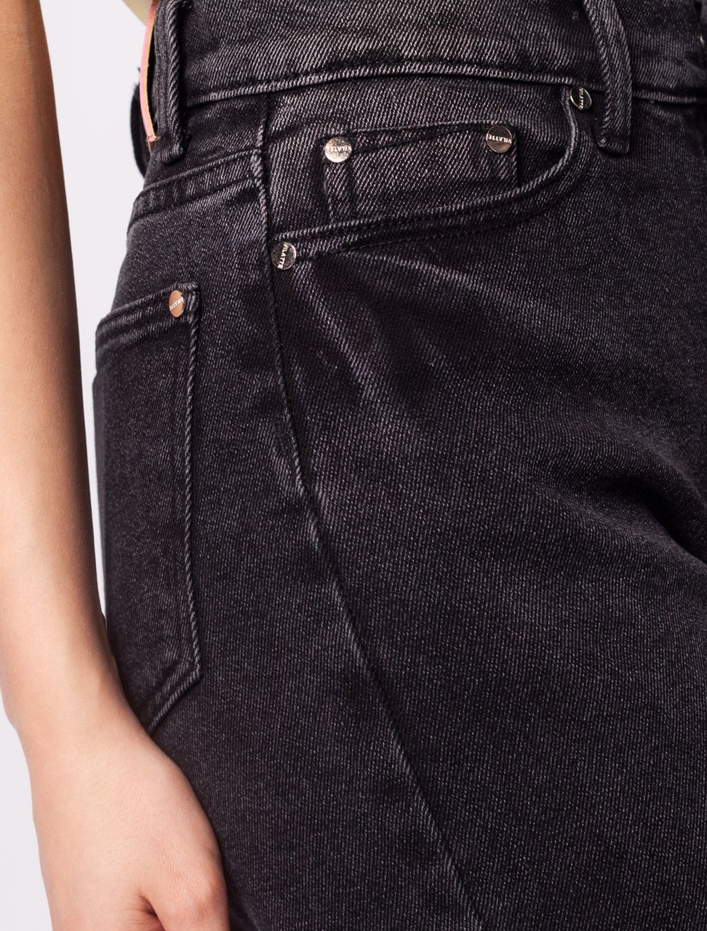Джинсы mom-fit из денима с эластаном - Vilatte фото 3