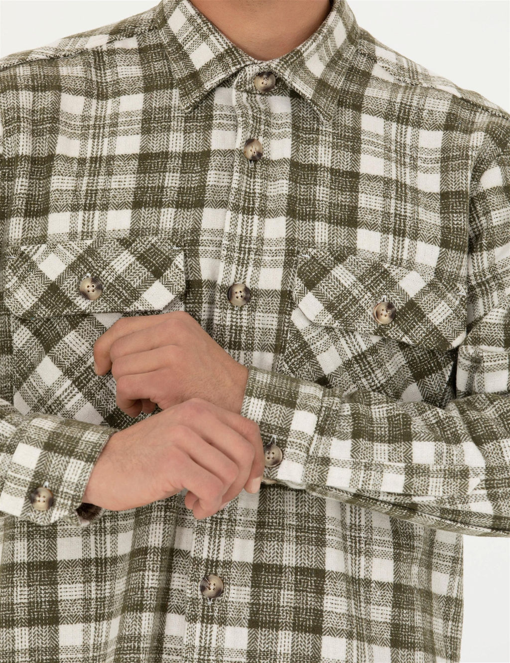 Haki Oduncu Oversize G_mlek - Pierre cardin фото 7