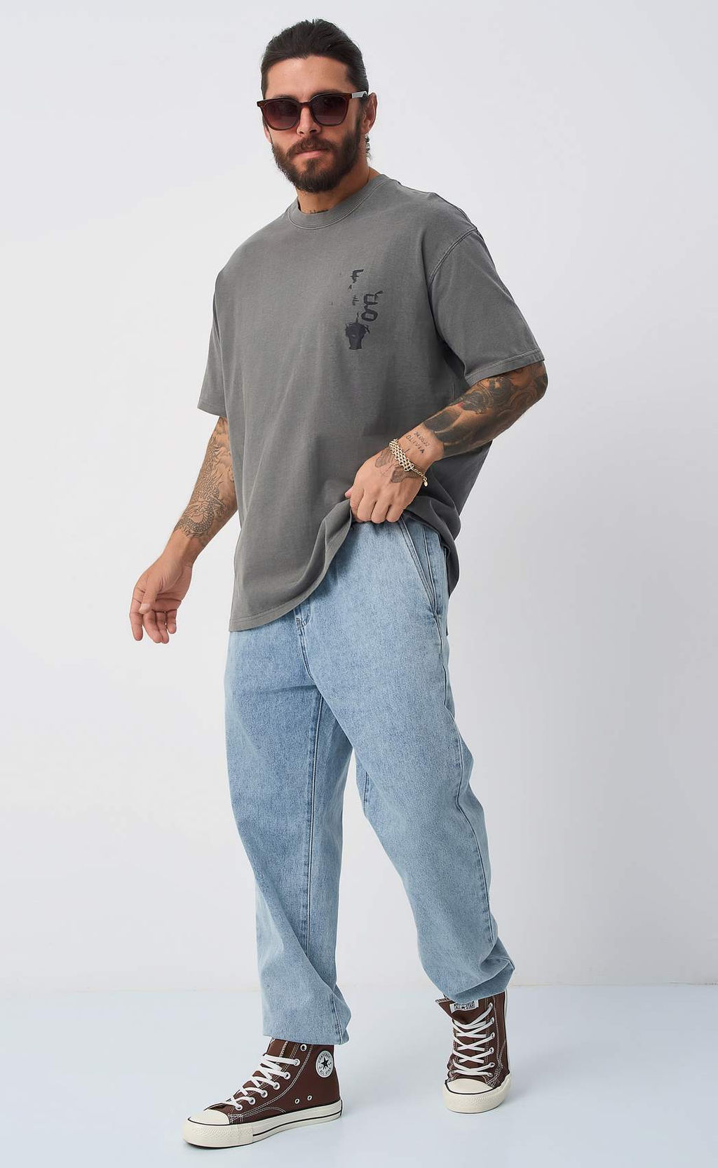 Футболка P511-06005 d.grey