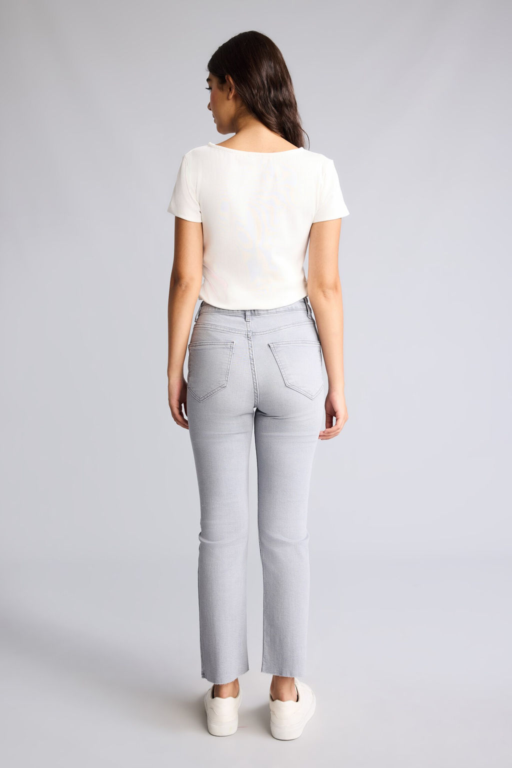 Y_ksek Bel Crop Kesim Jean Pantolon - Defacto фото 5