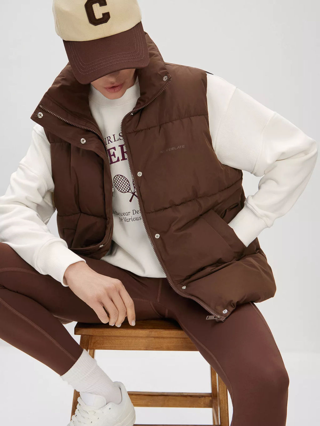 Утепленая жилетка оверсайз - NEVERLATE фото 5