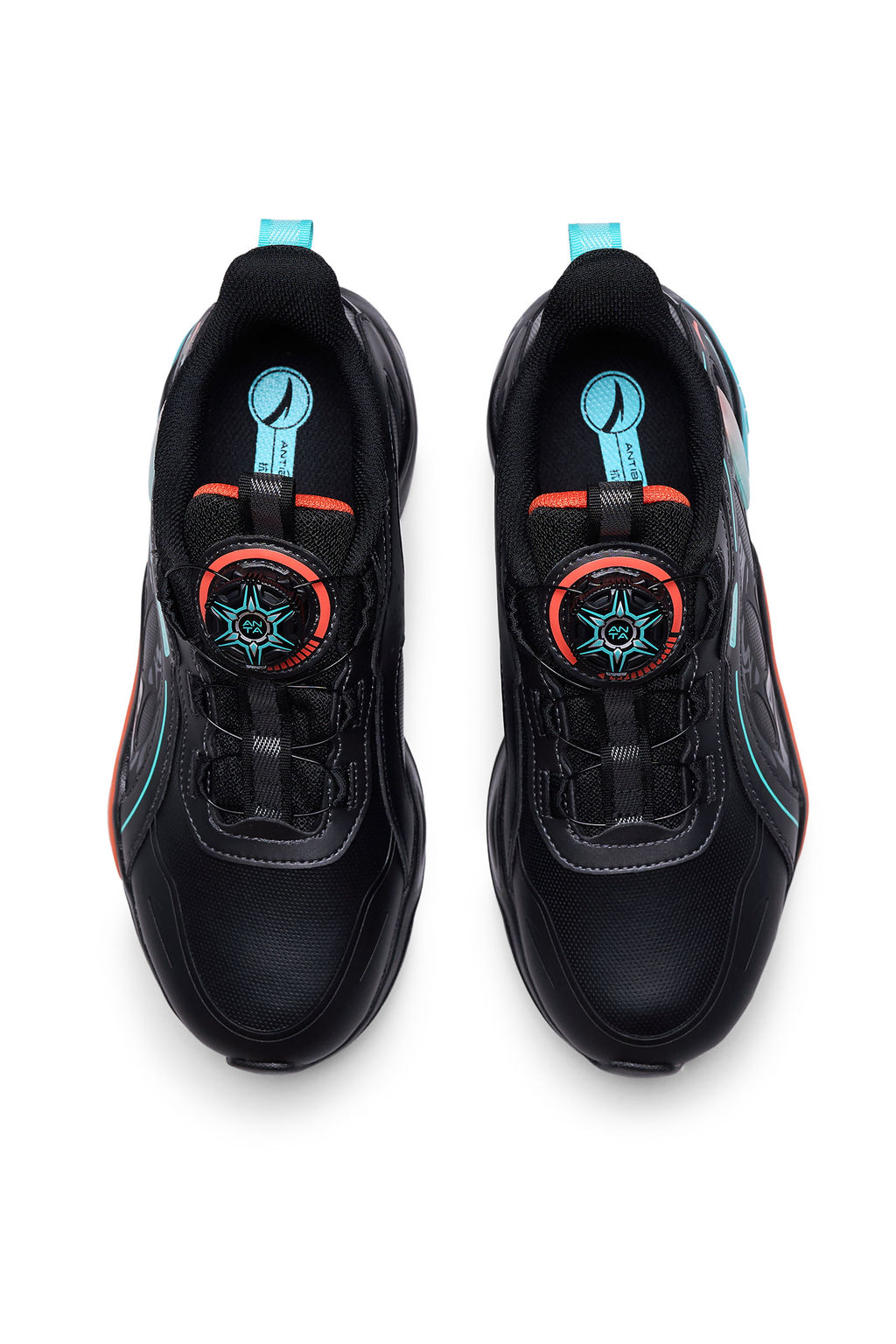 Кроссовки для бега Черный/Зеленый/Оранжевый - Anta фото 6