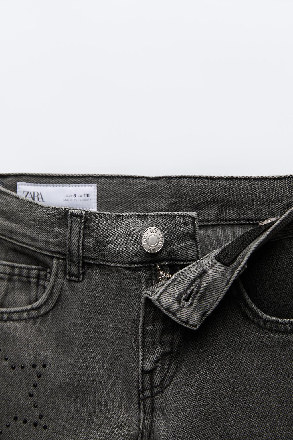 STRAIGHT JEANS WITH STARS - Zara фото 3