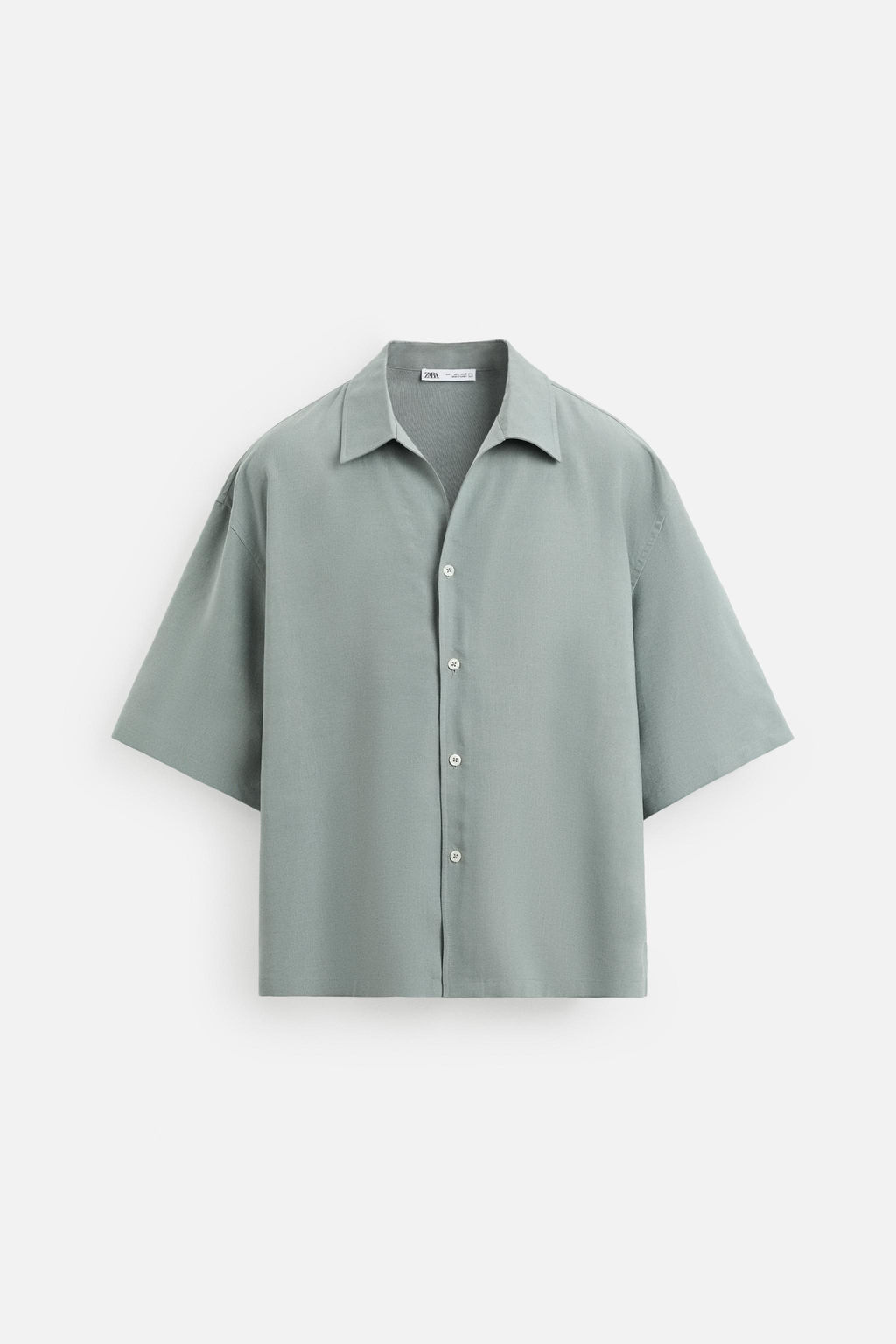 RELAXED FIT FLOWING SHIRT - Zara фото 7