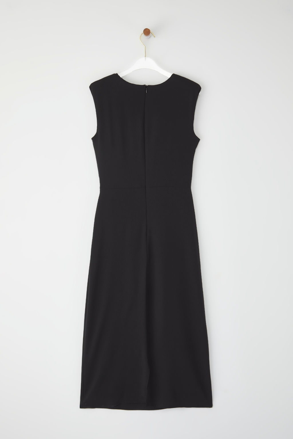 Siyah Vucudu Saran Aksesuarl? Midi Dokuma Elbise TWOSS25EL00204