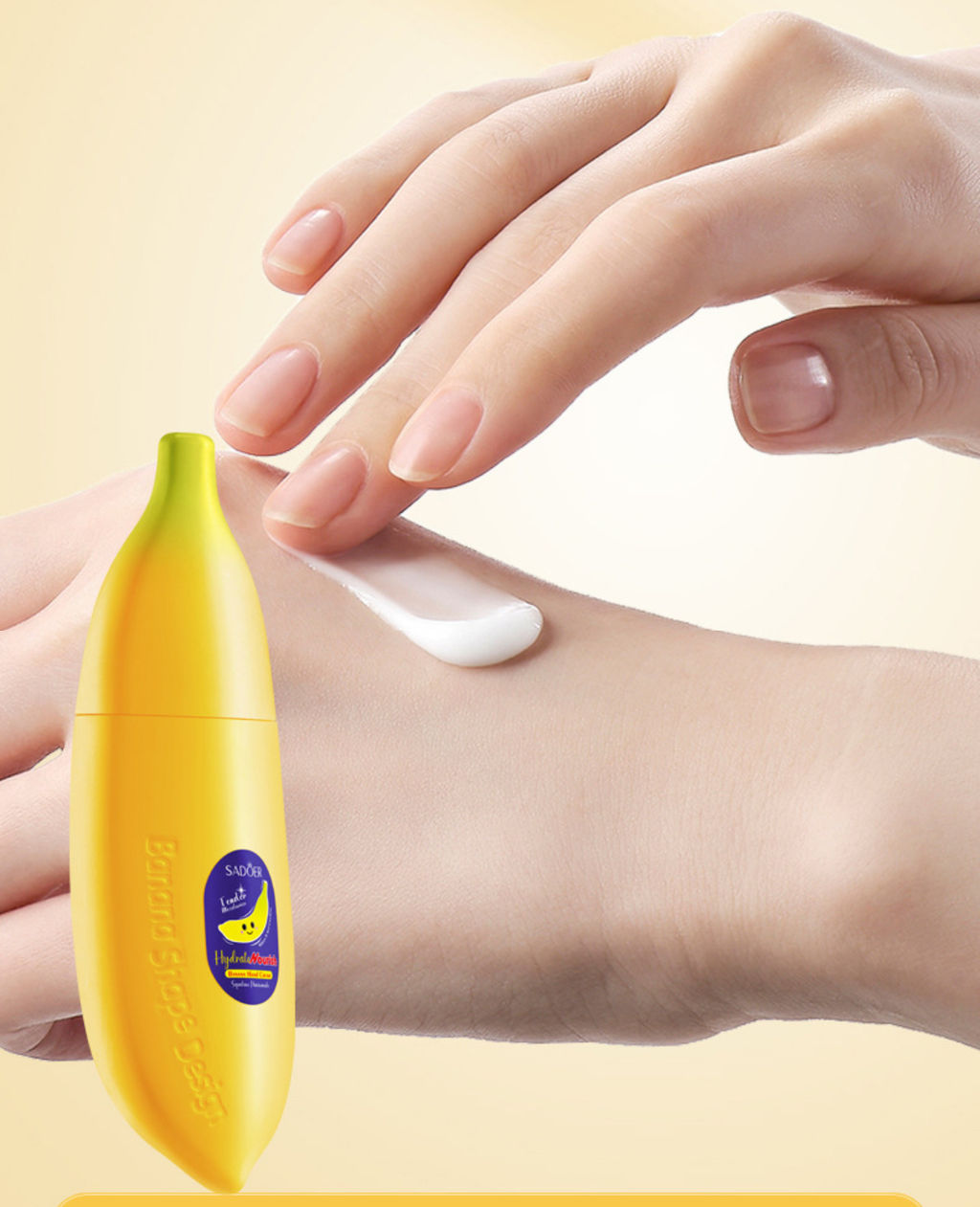 Увлажняющий крем для рук с ароматом банана - Sadoer фото 6