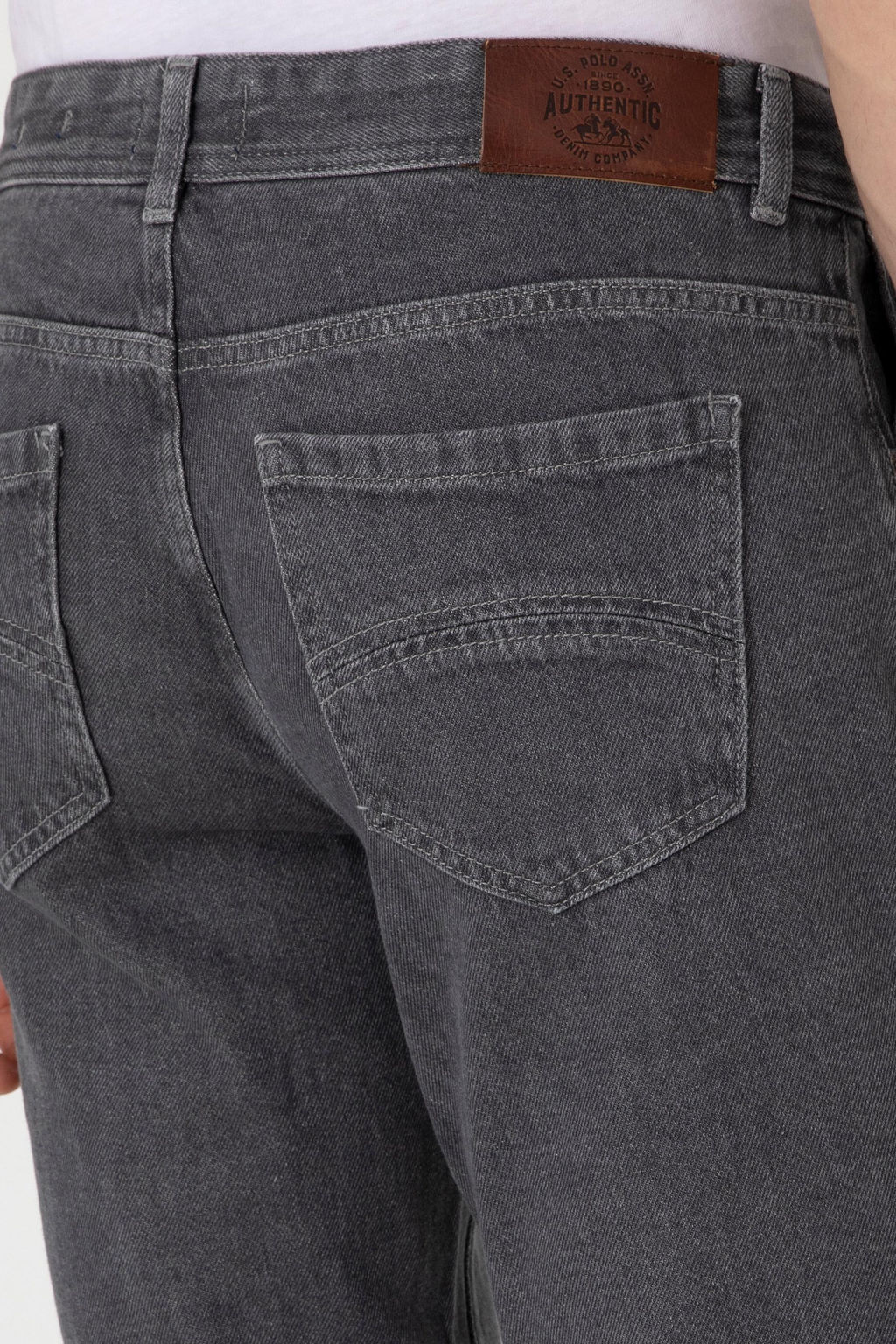 Erkek Gri Jean Pantolon
