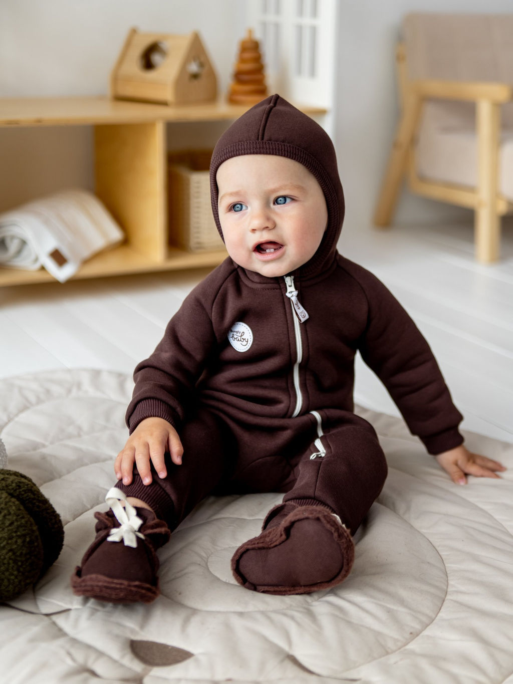 Комбинезон Шоколад утепленный 0+ - Bungly фото 2