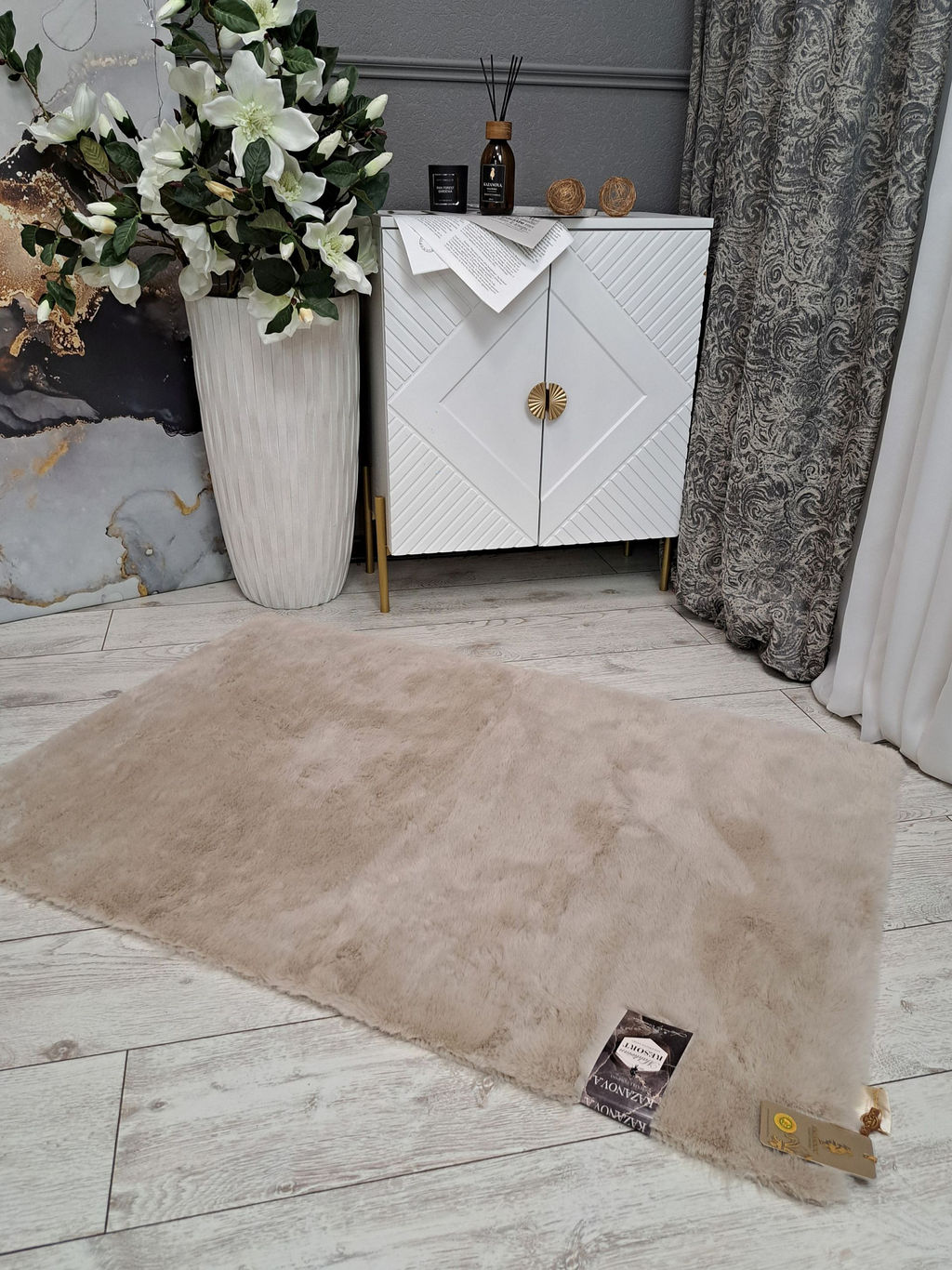 Коврик декоративный Rabbit (экрю) 80х120