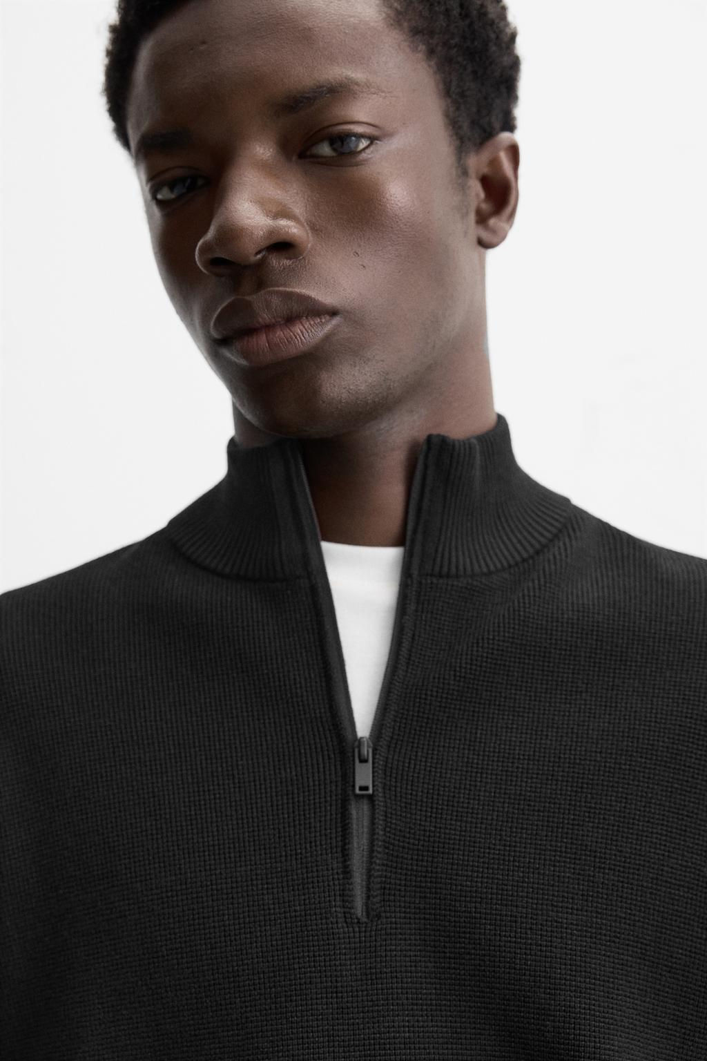 QUARTER-ZIP SWEATER - Zara фото 3