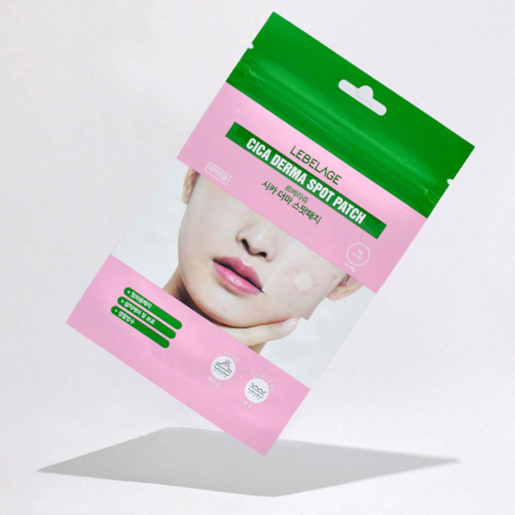 Lebelage Патчи от прыщей с экстрактом центеллы / Cica Derma Spot Patch, 10 мм, 40 наклеек