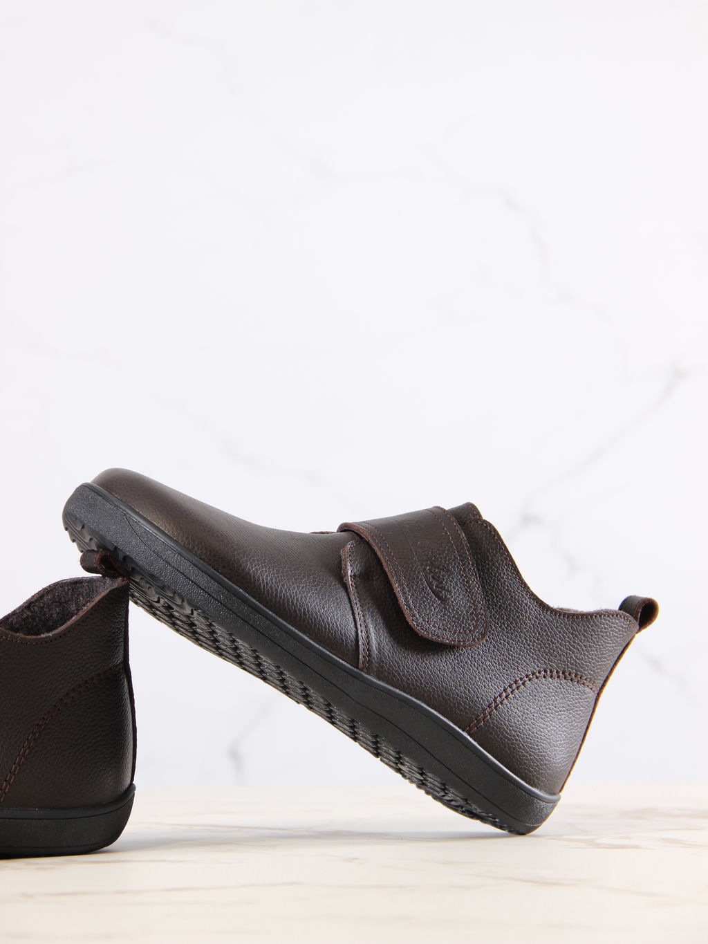 Босоногие ботинки EDART 209.NATAbl.Темно-коричневый оттима/шерсть