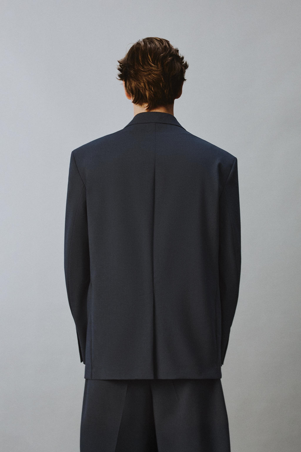 BLAZER TRAJE RELAXED FIT / Marino oscuro