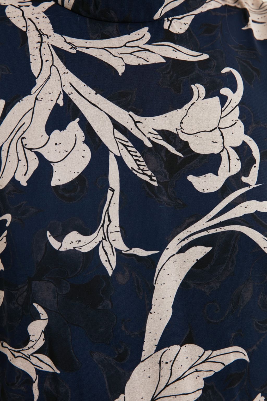 TRENDYOLMILLA Siyah-Cok Renkli Cicekli Skater F?rf?r Midi Dokuma K?sl?k Elbise TWOAW21EL0354 фото 8