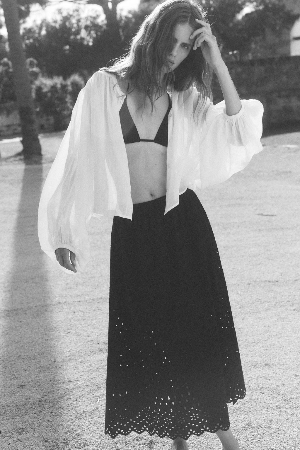 Falda con bordado ingl?s - H&m фото 7