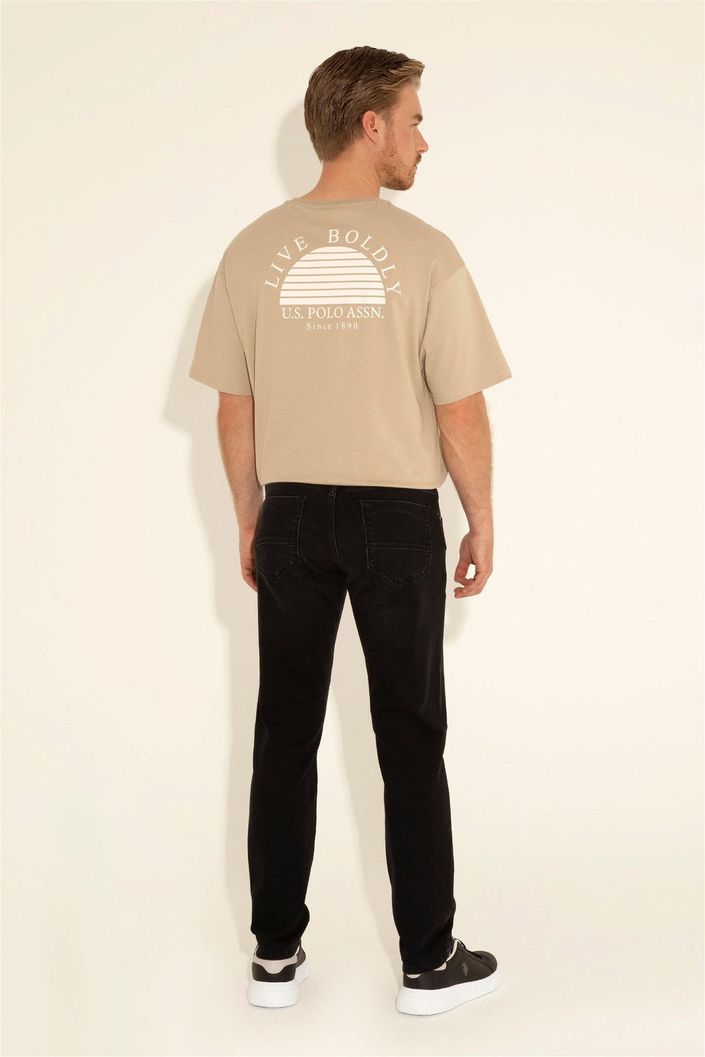 U. S. Polo Assn / Мужские черные джинсовые брюки - U.s. polo assn фото 4