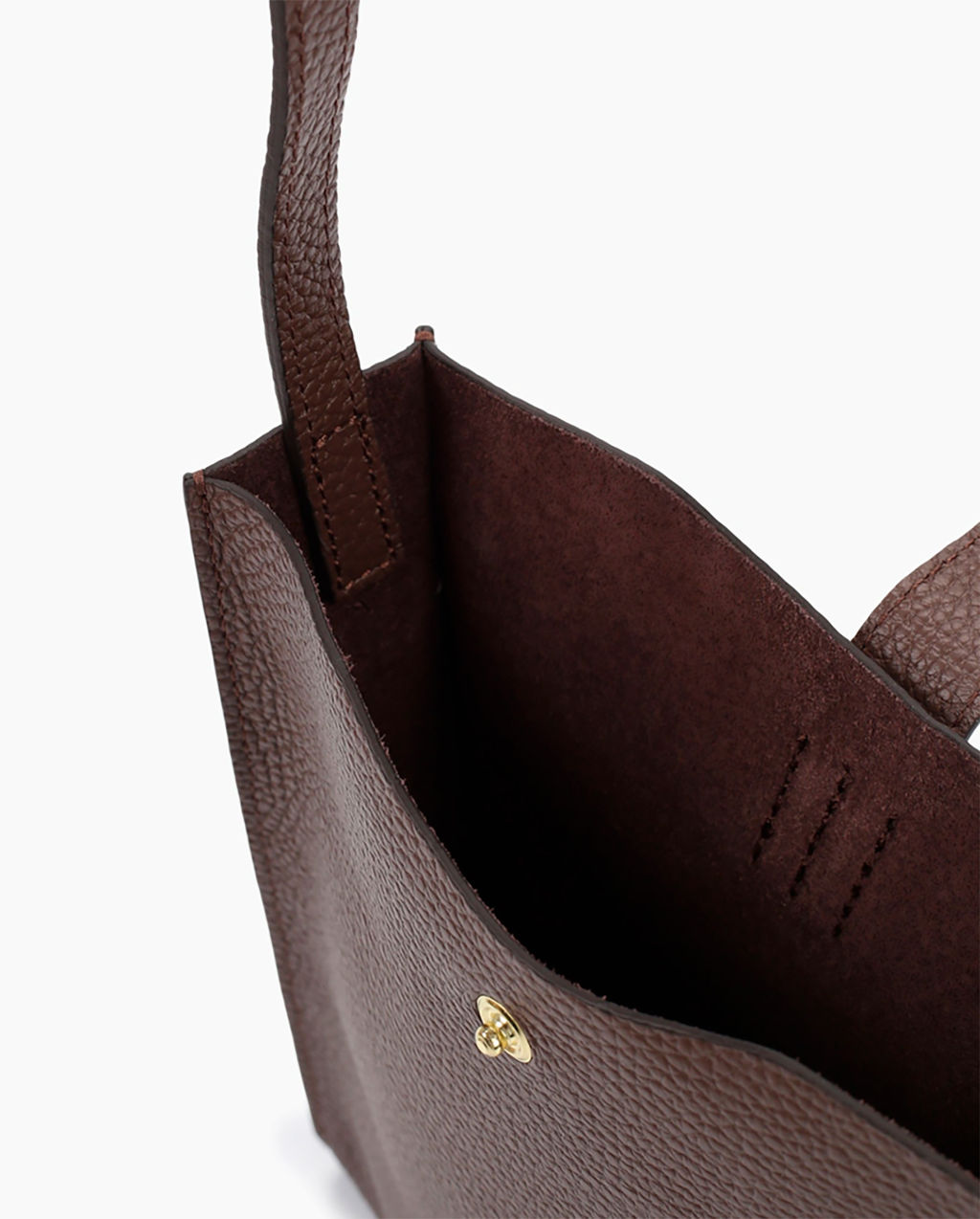 Кожаная сумка кросс-боди Leya DBR 30919 коричневый торф фото 7