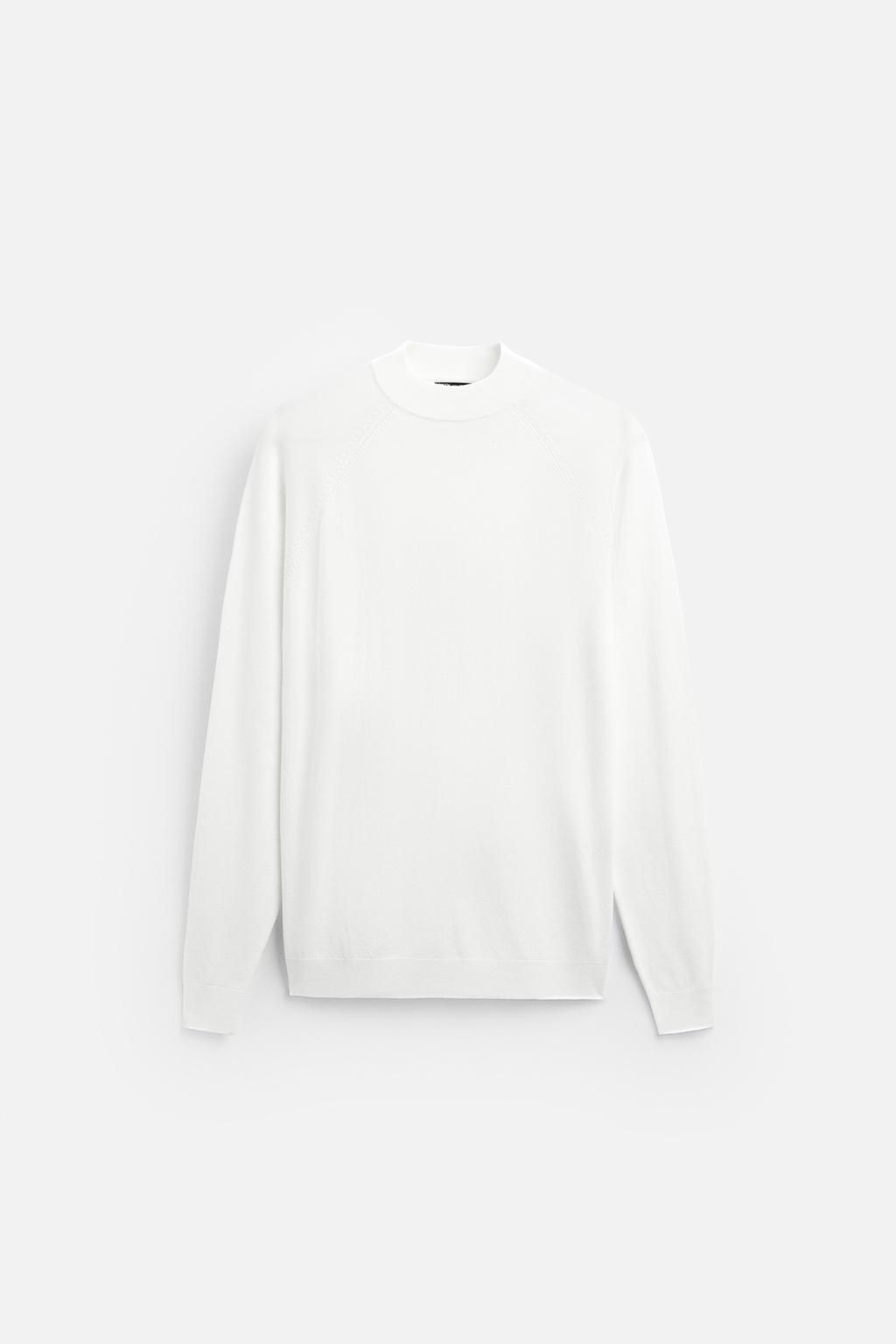 HIGH NECK BASIC SWEATER - Zara фото 7