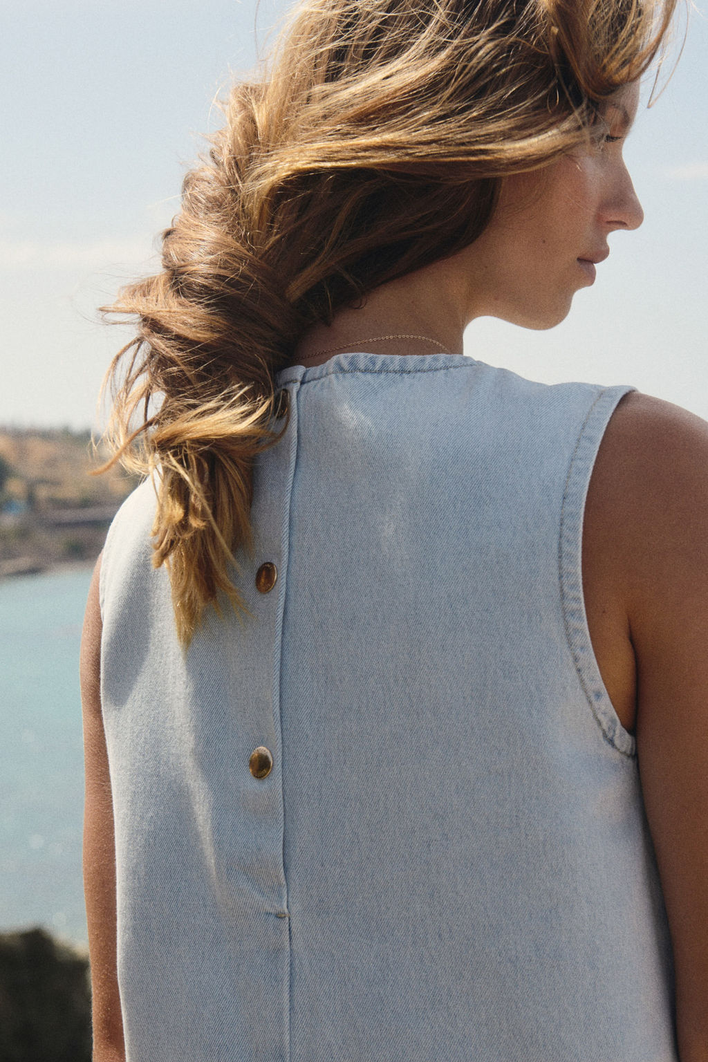Vestido denim recto - H&m фото 4
