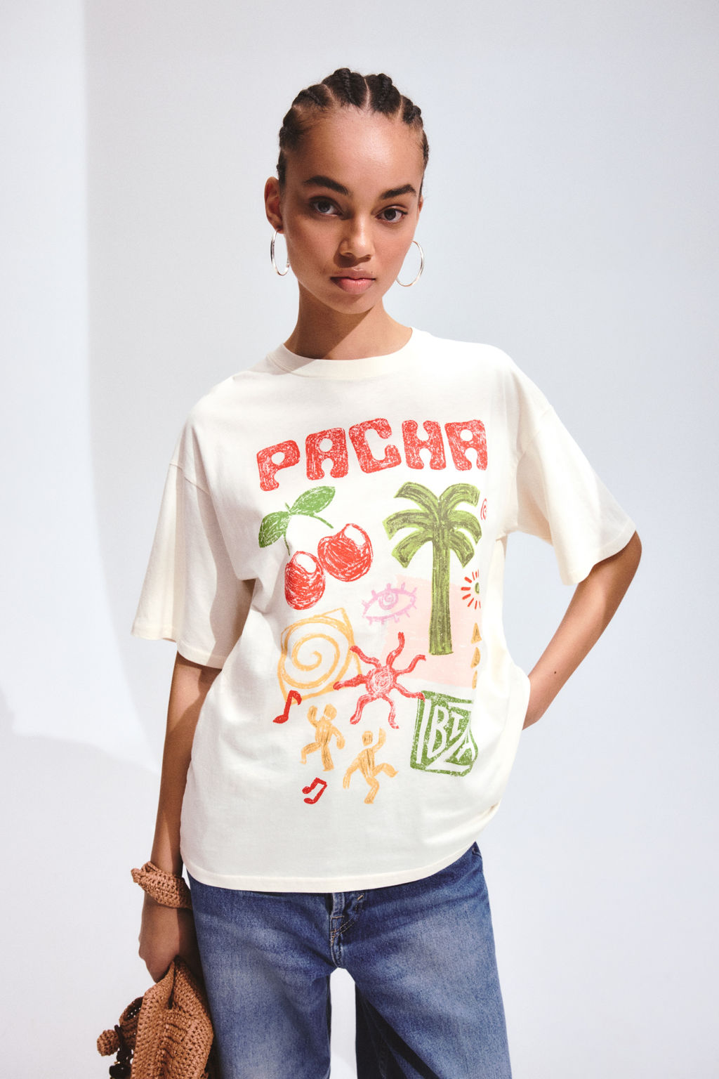 Camiseta oversize con motivo estampado - H&m фото 8